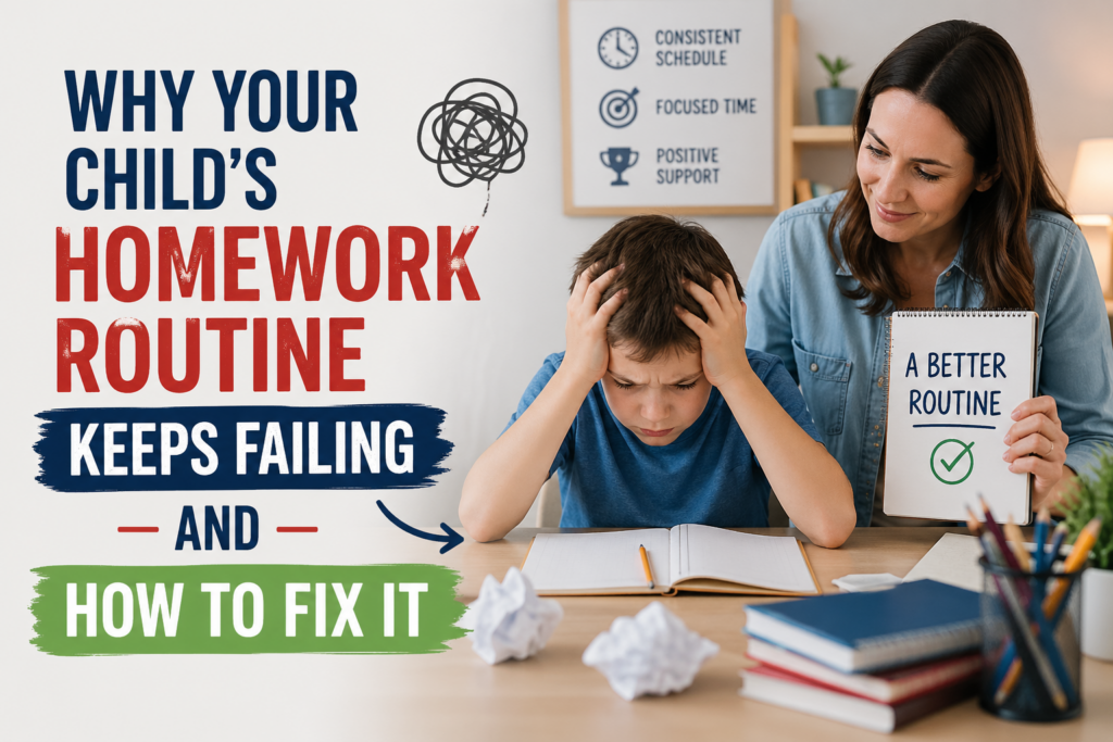Why Your Childs Homework Routine Keeps Failing